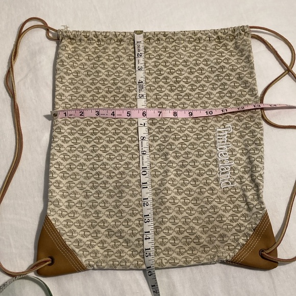 Timberland canvas drawstring backpack embroidered logo - Picture 10 of 15